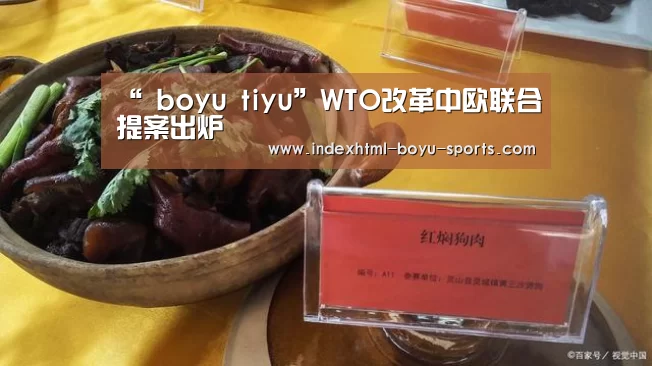 “ boyu tiyu”WTO改革中欧联合提案出炉(图3) boyu tiyu